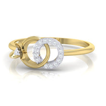 Load image into Gallery viewer, 18Kt gold real diamond ring 27(3) by diamtrendz

