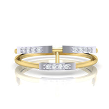 Load image into Gallery viewer, 18Kt gold real diamond ring 30(2) by diamtrendz

