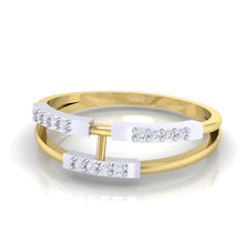 Load image into Gallery viewer, 18Kt gold real diamond ring 30(3) by diamtrendz

