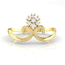 Load image into Gallery viewer, 18Kt gold real diamond ring 31(2) by diamtrendz
