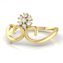 Load image into Gallery viewer, 18Kt gold real diamond ring 31(3) by diamtrendz
