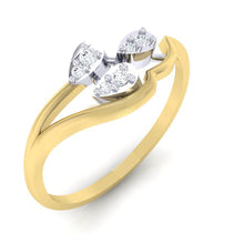 Load image into Gallery viewer, 18Kt gold real diamond ring 32(1) by diamtrendz
