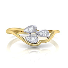 Load image into Gallery viewer, 18Kt gold real diamond ring 32(2) by diamtrendz
