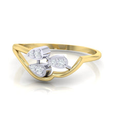 Load image into Gallery viewer, 18Kt gold real diamond ring 32(3) by diamtrendz
