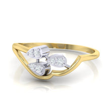 Load image into Gallery viewer, 18Kt gold real diamond ring 32(3) by diamtrendz
