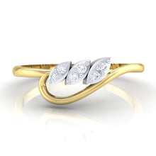 Load image into Gallery viewer, 18Kt gold real diamond ring 33(2) by diamtrendz
