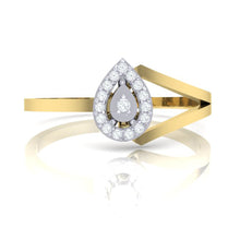 Load image into Gallery viewer, 18Kt gold real diamond ring 35(2) by diamtrendz
