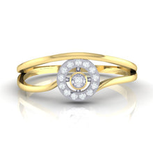 Load image into Gallery viewer, 18Kt gold real diamond ring 39(2) by diamtrendz
