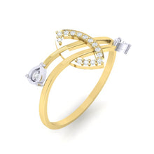 Load image into Gallery viewer, 18Kt gold real diamond ring 44(1) by diamtrendz
