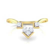 Load image into Gallery viewer, 18Kt gold real diamond ring 47(2) by diamtrendz
