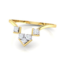 Load image into Gallery viewer, 18Kt gold real diamond ring 47(3) by diamtrendz
