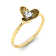 Load image into Gallery viewer, 18Kt gold real diamond ring 56(1) by diamtrendz
