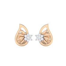 Load image into Gallery viewer, 18Kt rose gold real diamond earring 7(2) by diamtrendz
