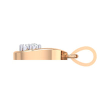 Load image into Gallery viewer, 18Kt rose gold real diamond pendant 13(3) by diamtrendz
