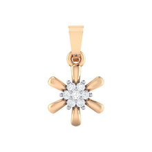 Load image into Gallery viewer, 18Kt rose gold real diamond pendant 15(1) by diamtrendz
