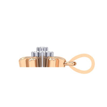 Load image into Gallery viewer, 18Kt rose gold real diamond pendant 15(3) by diamtrendz
