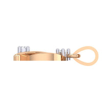 Load image into Gallery viewer, 18Kt rose gold real diamond pendant by diamtrendz
