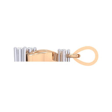 Load image into Gallery viewer, 18Kt rose gold real diamond pendant by diamtrendz

