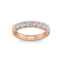 Load image into Gallery viewer, 18Kt rose gold designer band diamond ring by diamtrendz
