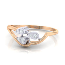Load image into Gallery viewer, 18Kt rose gold real diamond ring 32(3) by diamtrendz
