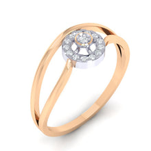 Load image into Gallery viewer, 18Kt rose gold real diamond ring 39(1) by diamtrendz
