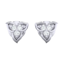 Load image into Gallery viewer, 18Kt white gold real diamond earring 44(2) by diamtrendz

