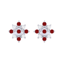 Load image into Gallery viewer, 18Kt white gold real diamond earring 47(2) by diamtrendz
