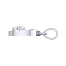 Load image into Gallery viewer, 18Kt white gold real diamond pendant 13(3) by diamtrendz
