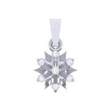 Load image into Gallery viewer, 18Kt white gold star diamond pendant by diamtrendz
