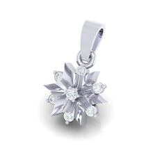 Load image into Gallery viewer, 18Kt white gold star diamond pendant by diamtrendz
