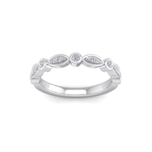 Load image into Gallery viewer, 18Kt white gold designer band diamond ring by diamtrendz
