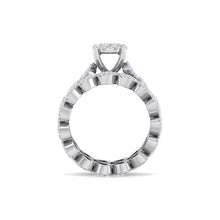 Load image into Gallery viewer, 18Kt white gold designer solitaire diamond ring by diamtrendz
