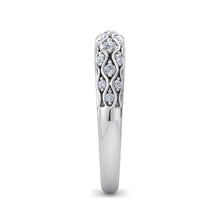 Load image into Gallery viewer, 18Kt white gold designer band diamond ring by diamtrendz
