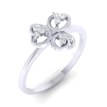 Load image into Gallery viewer, 18Kt white gold real diamond ring 26(1) by diamtrendz

