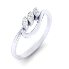 Load image into Gallery viewer, 18Kt white gold real diamond ring 33(1) by diamtrendz
