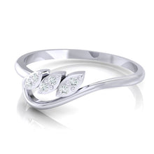 Load image into Gallery viewer, 18Kt white gold real diamond ring 33(3) by diamtrendz
