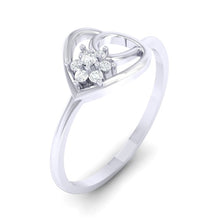 Load image into Gallery viewer, 18Kt white gold real diamond ring 37(1) by diamtrendz
