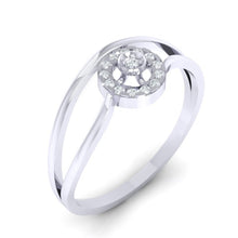 Load image into Gallery viewer, 18Kt white gold real diamond ring 39(1) by diamtrendz
