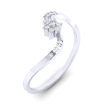 Load image into Gallery viewer, 18Kt white gold real diamond ring 53(1) by diamtrendz
