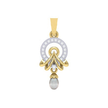 Load image into Gallery viewer, 18Kt gold real diamond pendant by diamtrendz
