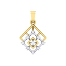 Load image into Gallery viewer, 18Kt gold real diamond pendant by diamtrendz
