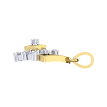 Load image into Gallery viewer, 18Kt gold real diamond pendant by diamtrendz
