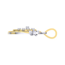 Load image into Gallery viewer, 18Kt gold real diamond pendant by diamtrendz
