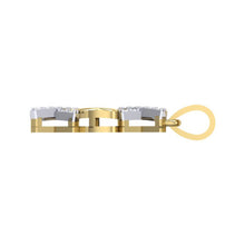 Load image into Gallery viewer, 18Kt gold real diamond heart shape pendant by diamtrendz
