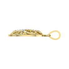 Load image into Gallery viewer, 18Kt gold real diamond pendant by diamtrendz
