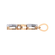 Load image into Gallery viewer, 18Kt rose gold real diamond heart shape pendant by diamtrendz
