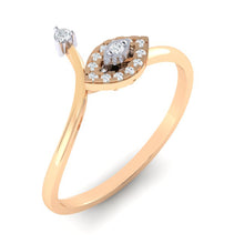 Load image into Gallery viewer, 18Kt rose gold marquise diamond ring by diamtrendz

