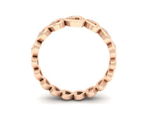 Load image into Gallery viewer, 18Kt rose gold heart shaped diamond ring by diamtrendz
