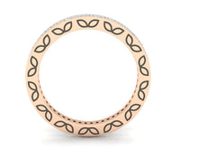 Load image into Gallery viewer, 18Kt rose gold band diamond ring by diamtrendz
