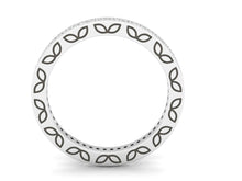 Load image into Gallery viewer, 18Kt white gold band diamond ring by diamtrendz
